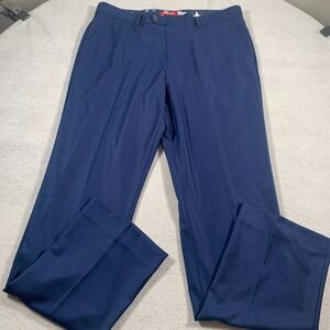 Shinesty Pants‎ Mens 36x34 Blue Stretch Casual Slacks